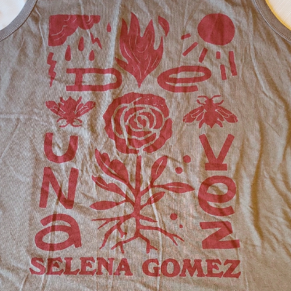 NWT Torrid Selena Gomez 1x 14 - 16 Olive Cotton Crew Tank